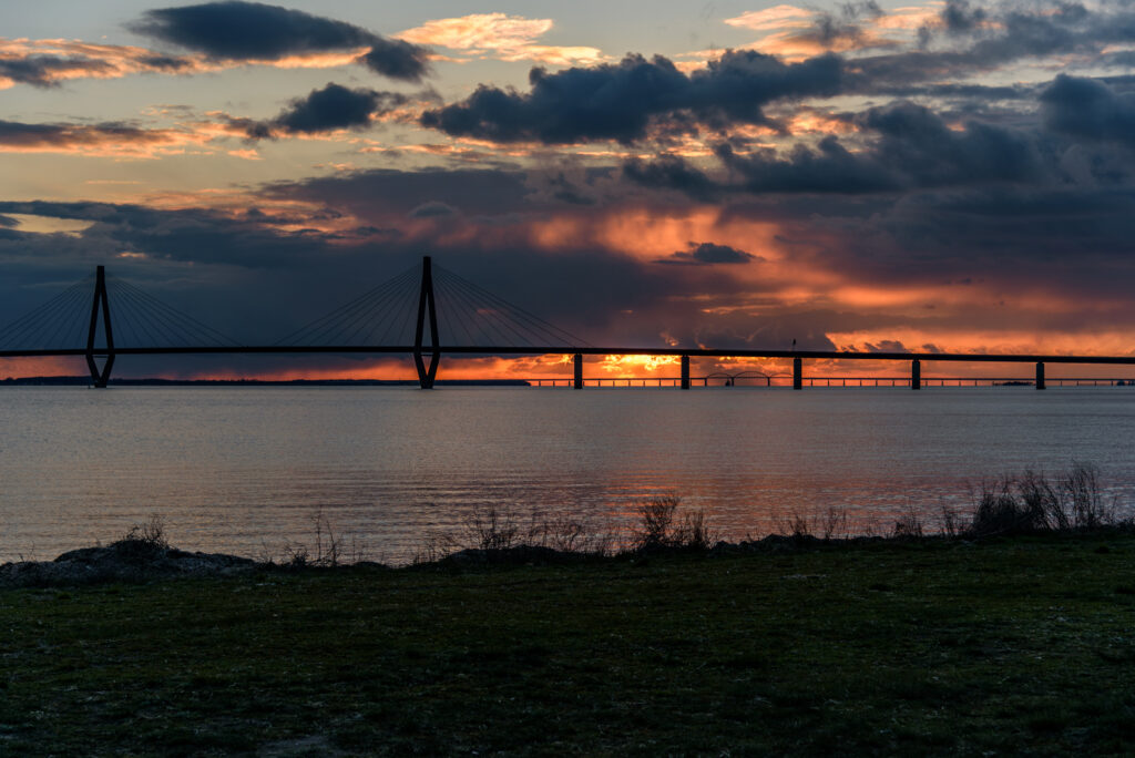 Farøbroen Solnedgang 1
