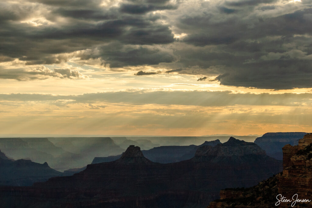 Grand Canyon North Rim solnedgang 1