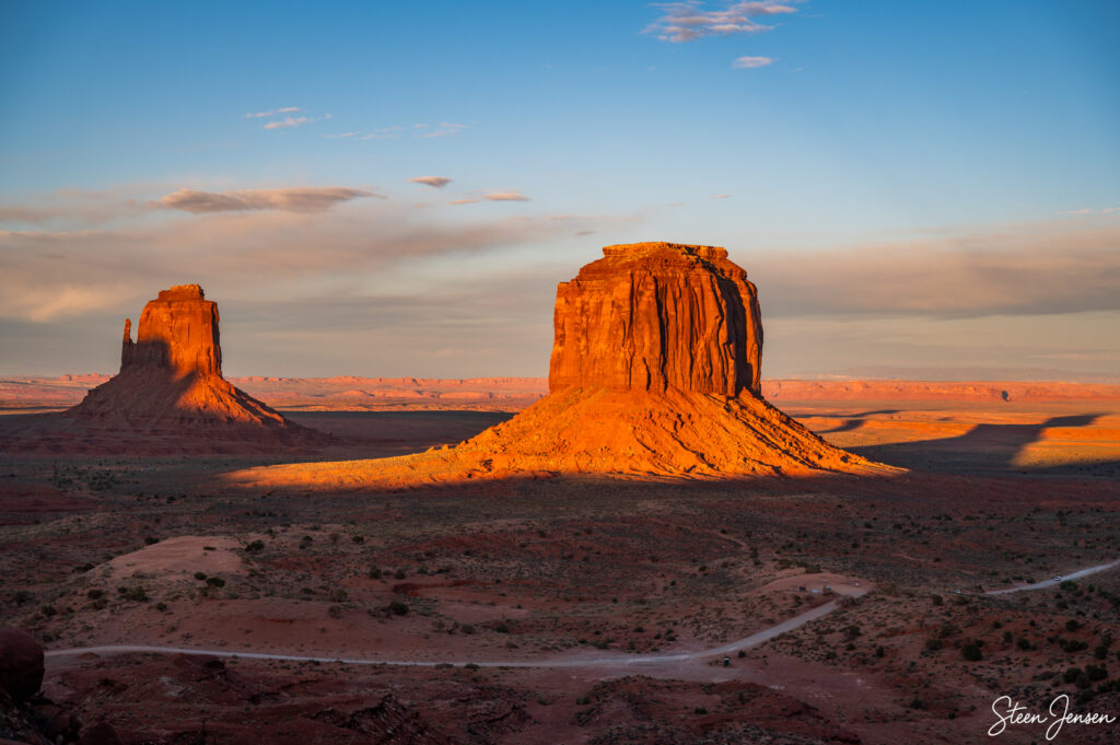 Monument Valley, solnedgang 2