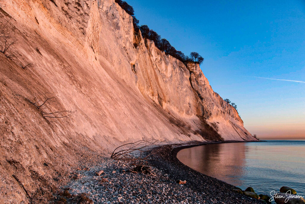 Møns Klint i den gyldne time 3