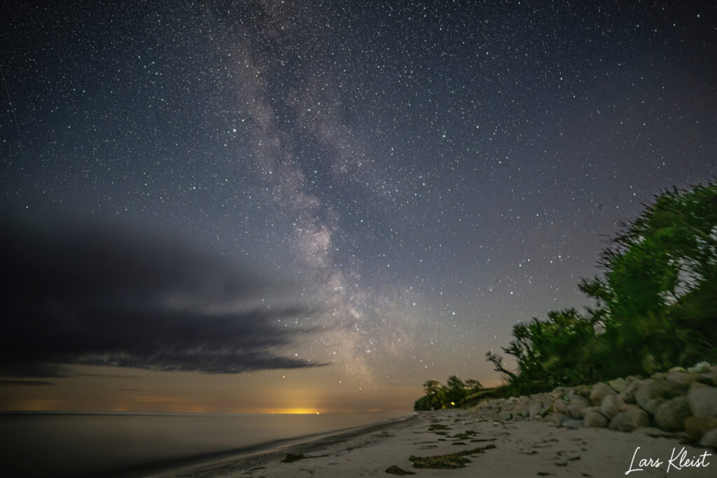 Ryztebaek Strand og mælkevejen